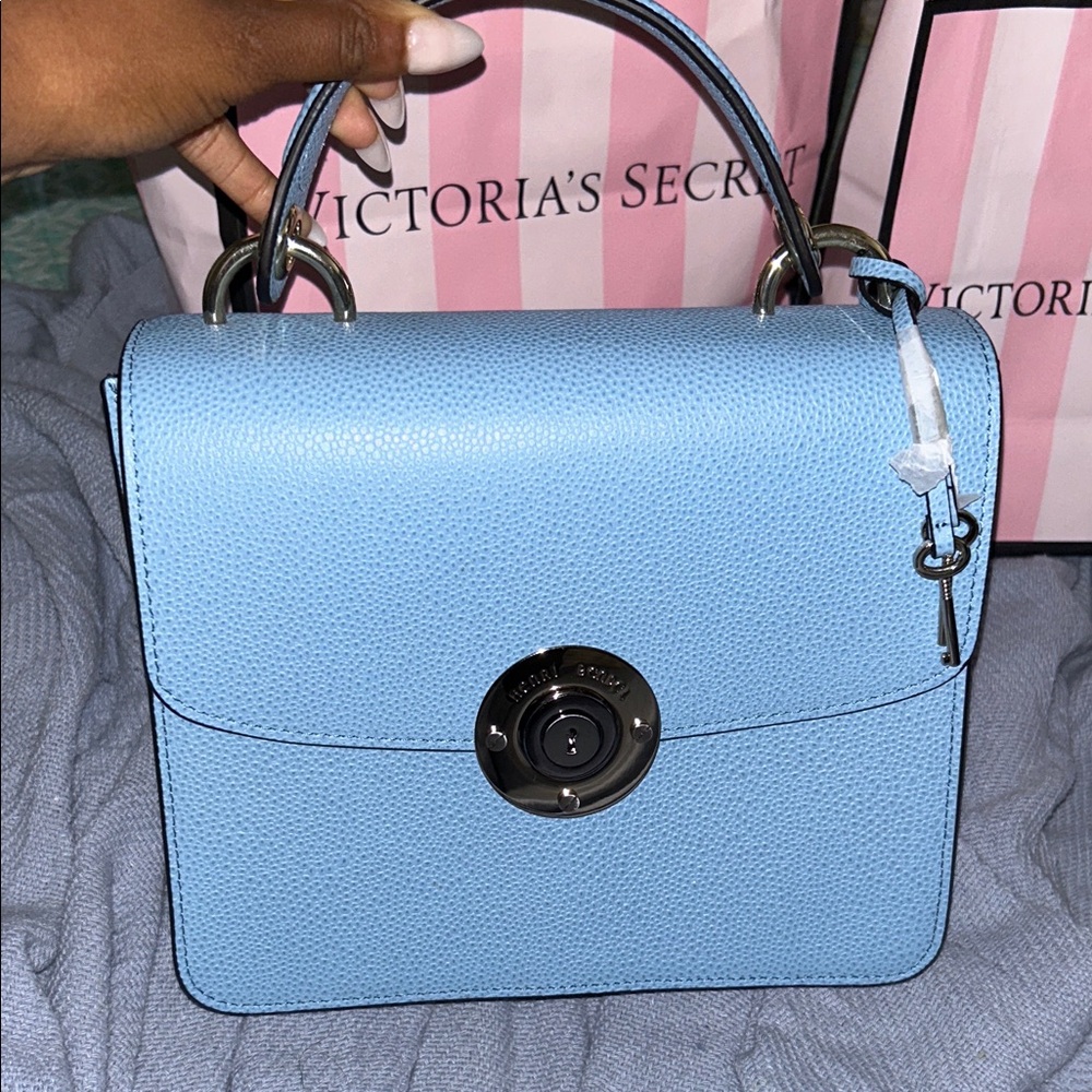 Denim Blue Henri Bendel Milliner Bag